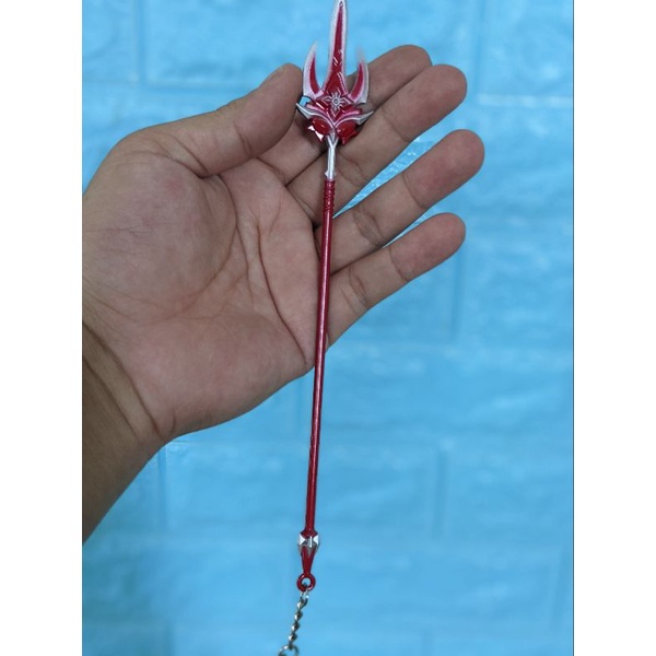 Mô hình móc khóa Thương Quyết Chiến Genshin Impact