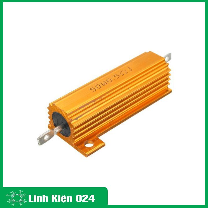 Điện trở nhôm công suất quấn dây 50W nhiều giá trị 2R2-220R