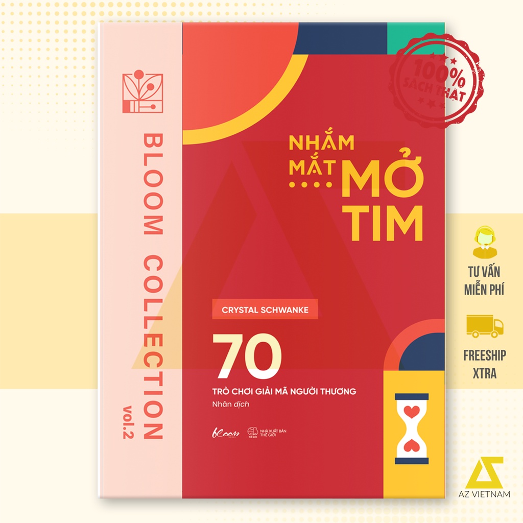 Sách - Nhắm Mắt - Mở Tim: 70 Trò Chơi Giải Mã Người Thương