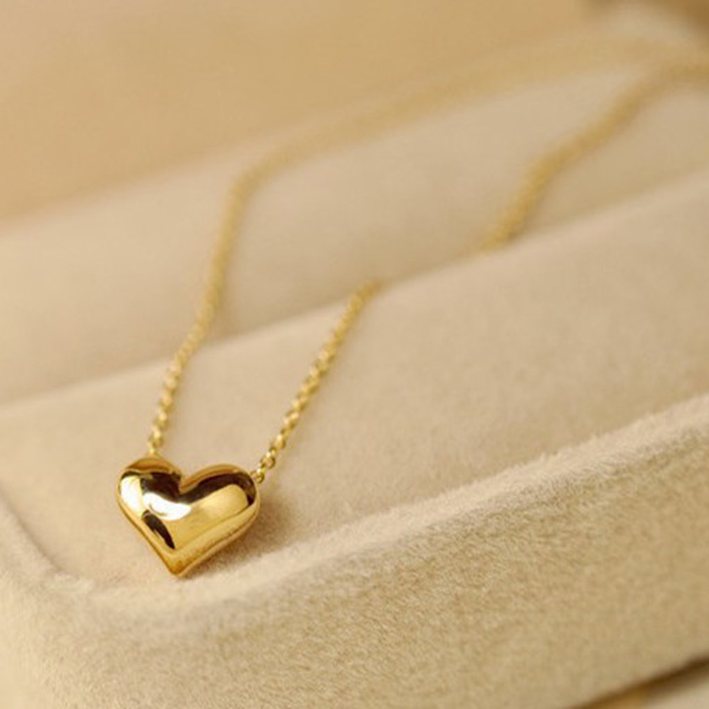 Dây Chuyền Hợp Kim Hình Trái Tim Xinh Xắn