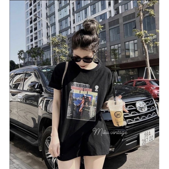 [Hàng sẵn] ÁO PHÔNG QUẢNG CHÂU 3158 IN HÌNH CHỮ DIESEL