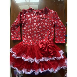 Đầm Noel dài tay bé gái