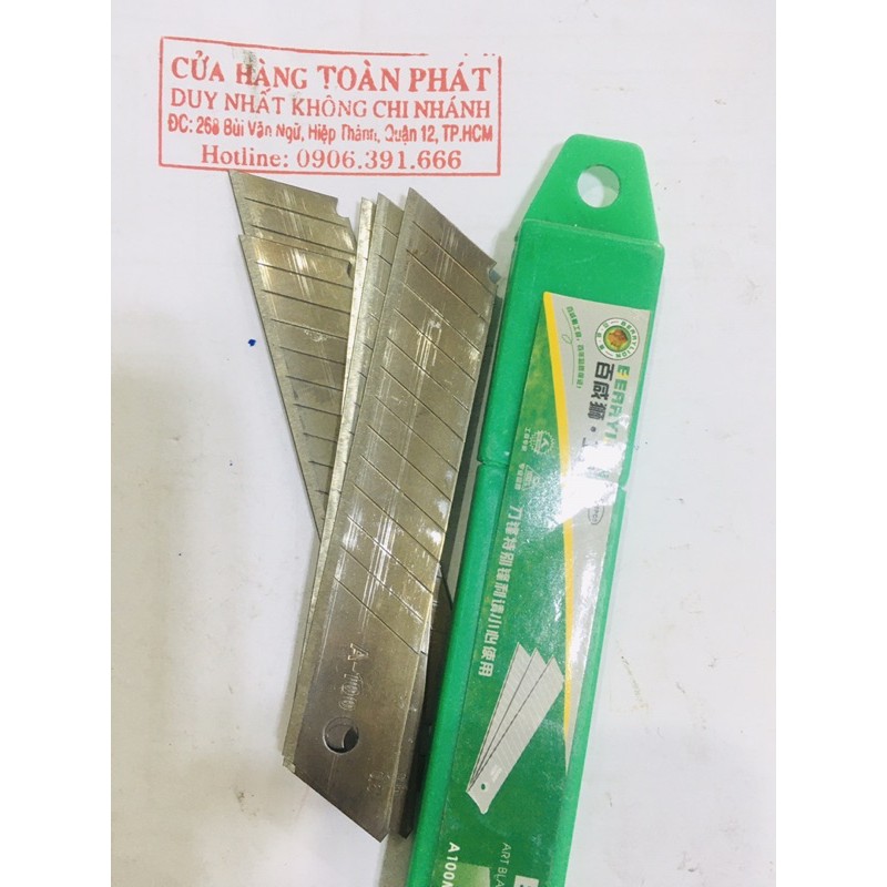 Dao dọc giấy bản lớn + nhỏ + hộp lưỡi