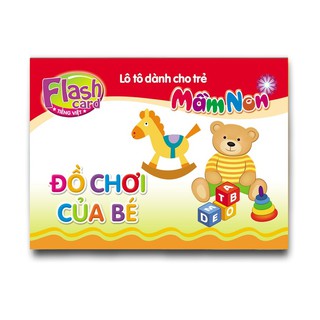 Flash Card song ngữ Anh Việt – Lô tô cho trẻ mầm non - chủ đề: Đồ chơi của bé