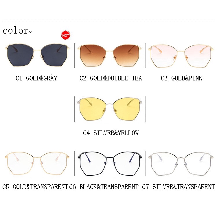 Mắt kính giả cận SAMJUNE phong cách Retro cho nam và nữ