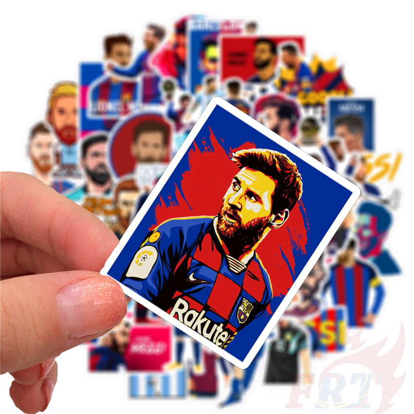 ❉ Leo Messi Series 01 - Famous Football Sports Player Superstar Stickers ❉ 50Pcs/Set Fans Collection Waterproof DIY Fashion Decals Doodle Stickers