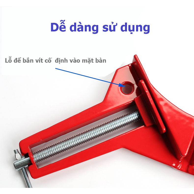 Ê tô kẹp ke góc vuông - Kẹp rộng tối đa 7.5cm - Eto kẹp bể cá, gỗ hiệu quả