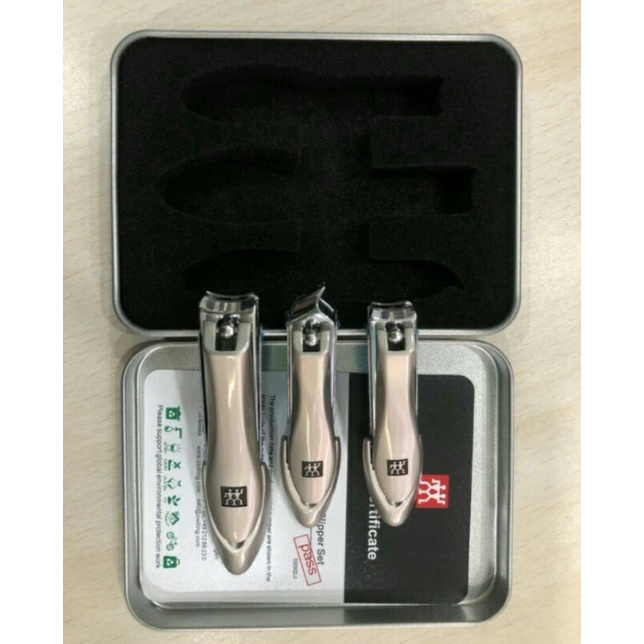 ✅Bộ 3 bấm móng tay, móng chân và bấm da cao cấp Fullbox Zwilling Nhập Khẩu Chính Hãng Đức