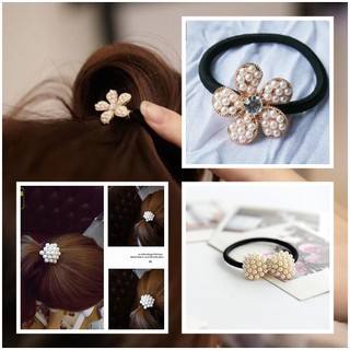 Combo 3 dây buộc tóc hạt trai