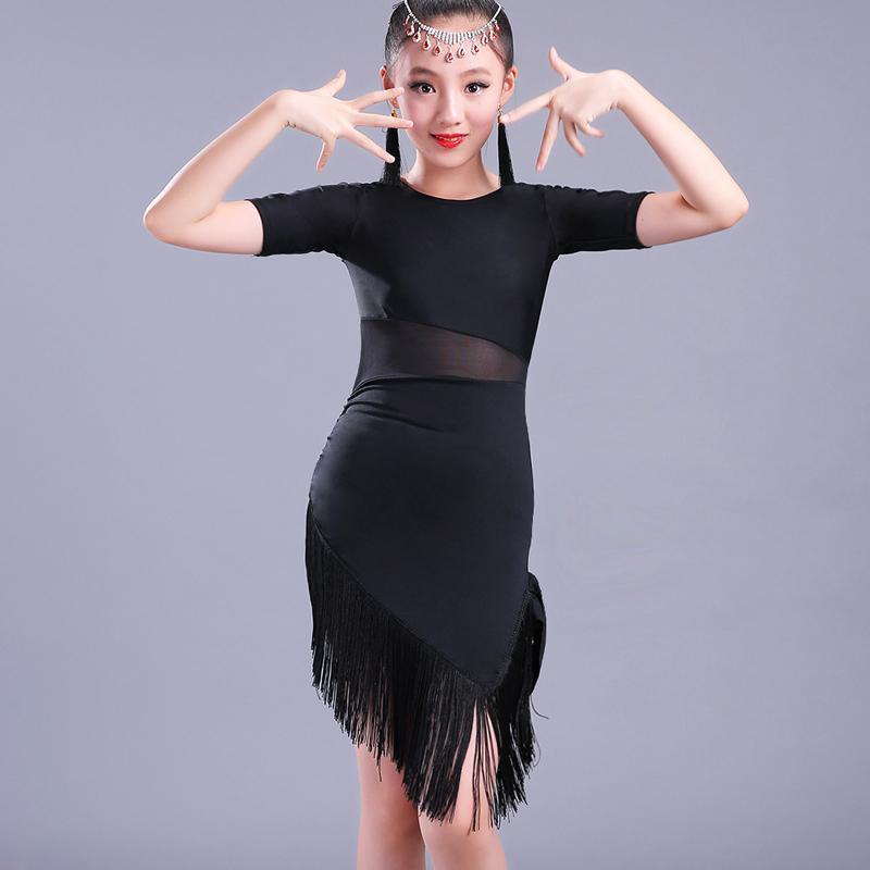 Đầm Khiêu Vũ Latin Phong Cách Thời Trang Mới Cho Bé Gái