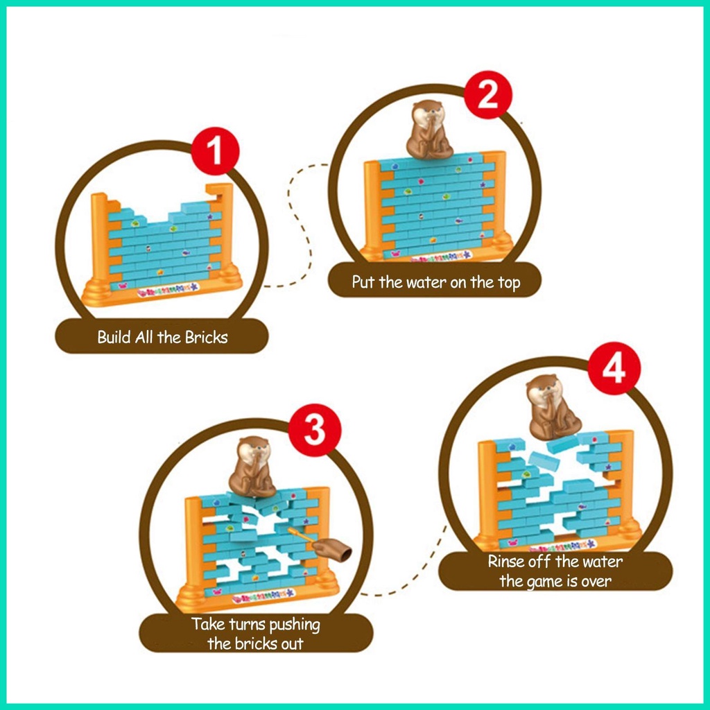 Bộ Đồ Chơi Chim Cánh Cụt Xếp Chồng Lên Tường Vui Nhộn Cho Bé