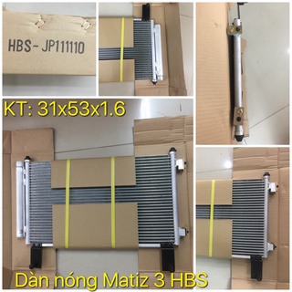 Dàn nóng HBS xe Daewoo (Matiz / Laceti)