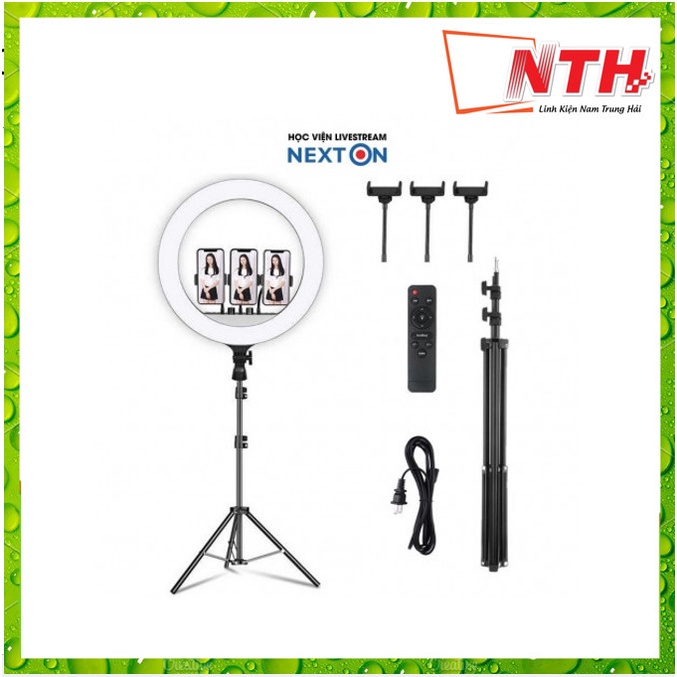 BỘ ĐÈN LIVESTREAM 45CM , 3 KẸP ĐIỆN THOẠI , KÈM REMOTE , PHỤ KIỆN (M45)