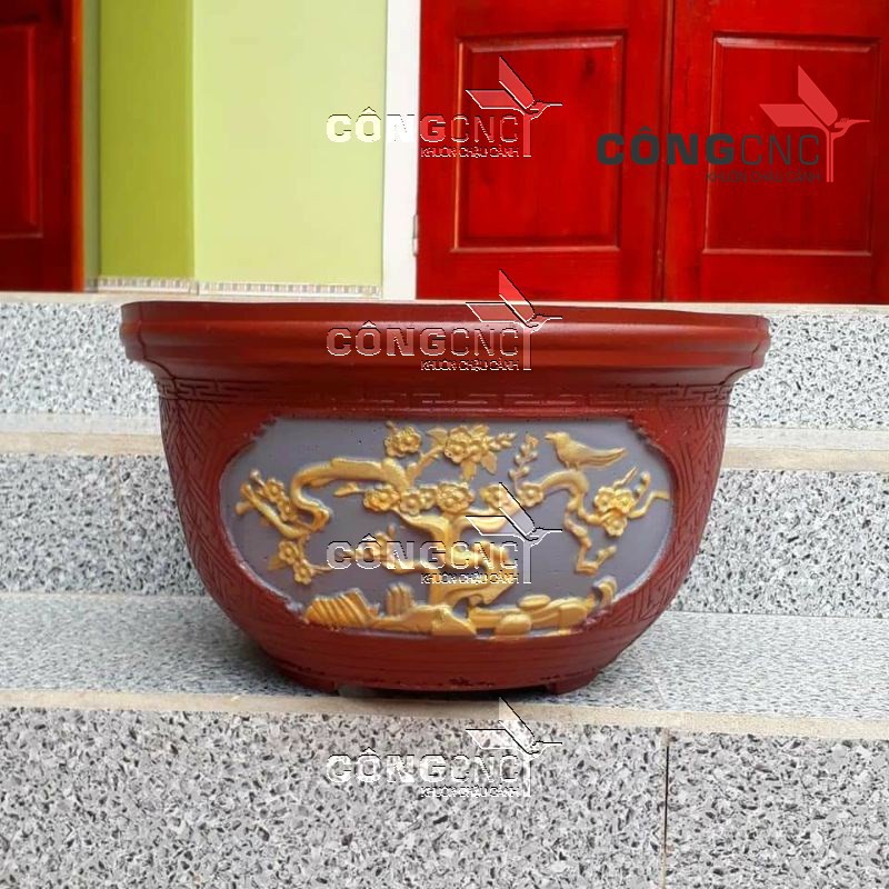 Khuôn Chậu Cảnh ABS, Khuôn Chậu Tròn 50