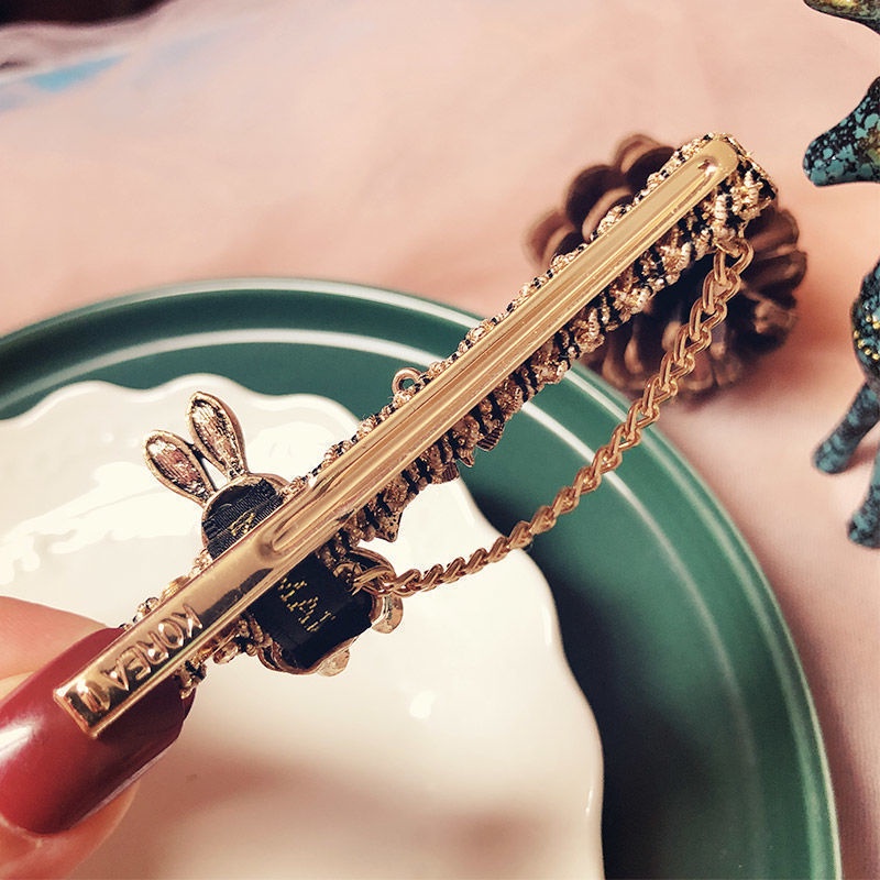 Kẹp Tóc Hình Thỏ/ Ong/ Ong Phong Cách Vintage Thời Trang Hàn Quốc