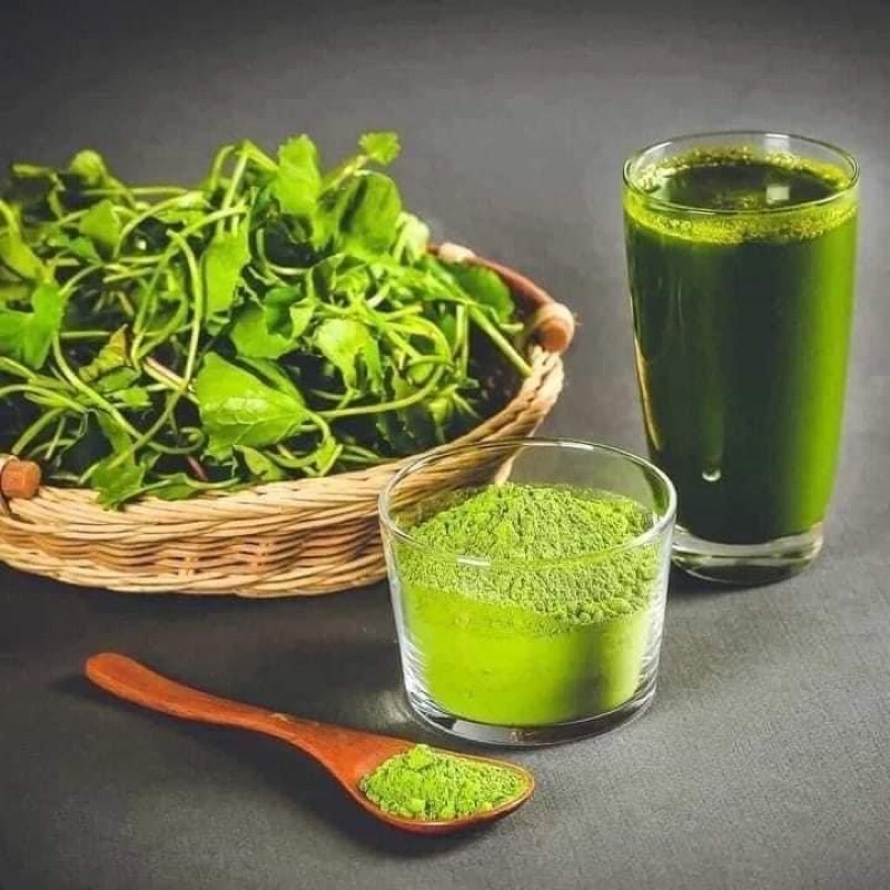 ☘ BỘT RAU MÁ SẤY LẠNH NGUYÊN CHẤT hộp 500gram .