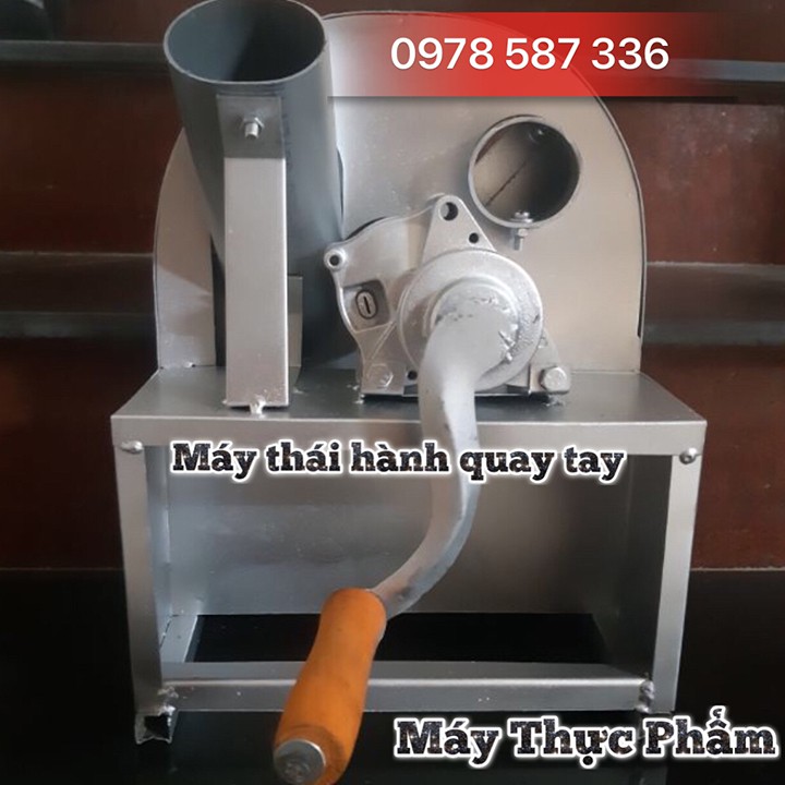 Máy thái hành tỏi sung xả ớt quay tay