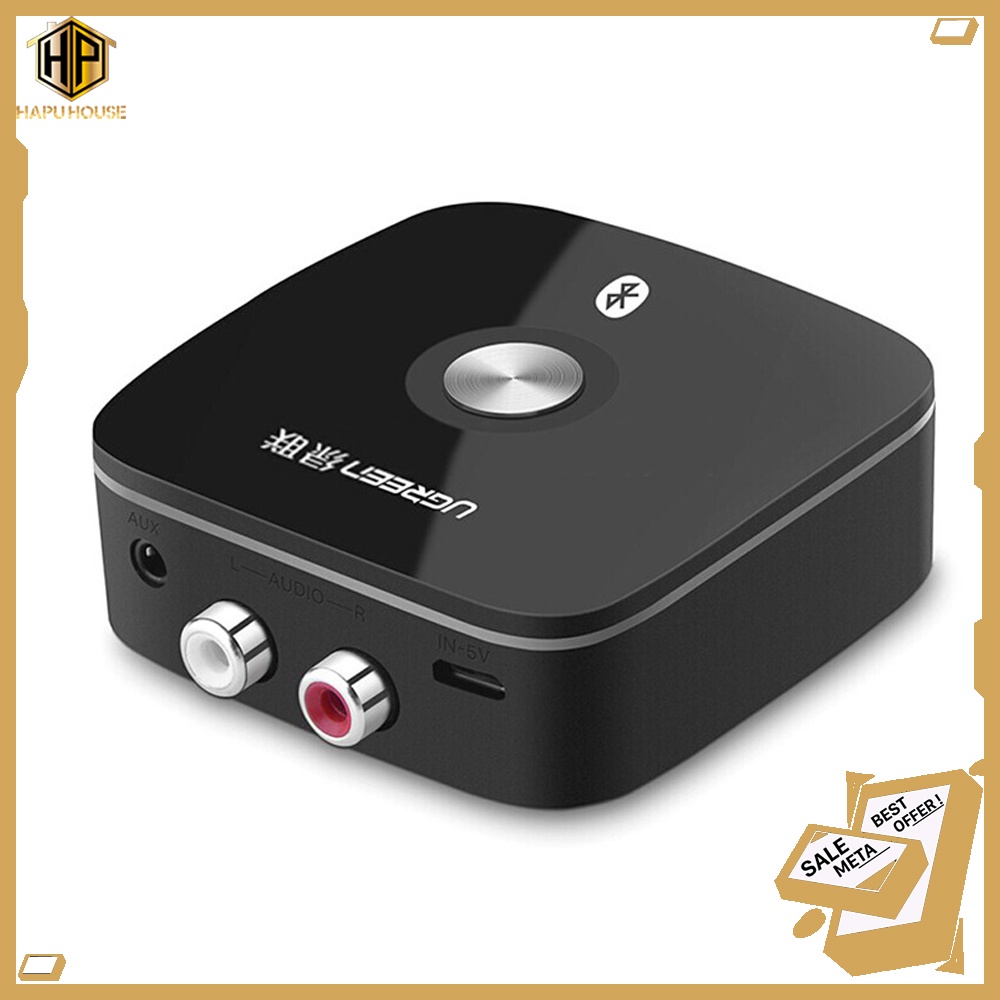 Bộ thu Bluetooth 5.0 Ugreen 40759 hỗ trợ APTX LL cao cấp - Hapuhouse