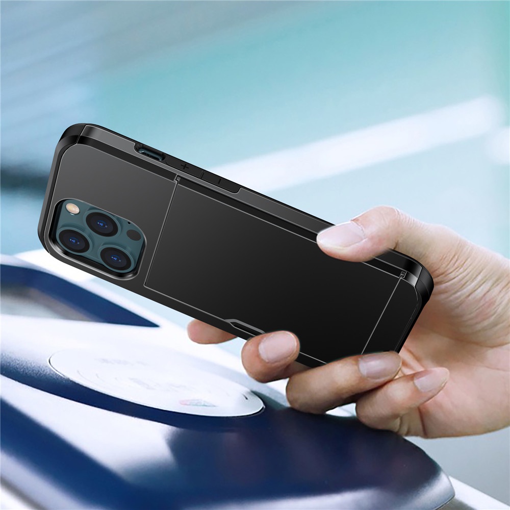 Ốp Điện Thoại Có Ngăn Đựng Thẻ Cho iPhone 14 Pro Max 13 12 Mini 11 Pro XS Max XR X 8 7 6S Plus SE 2 2020 5 5S