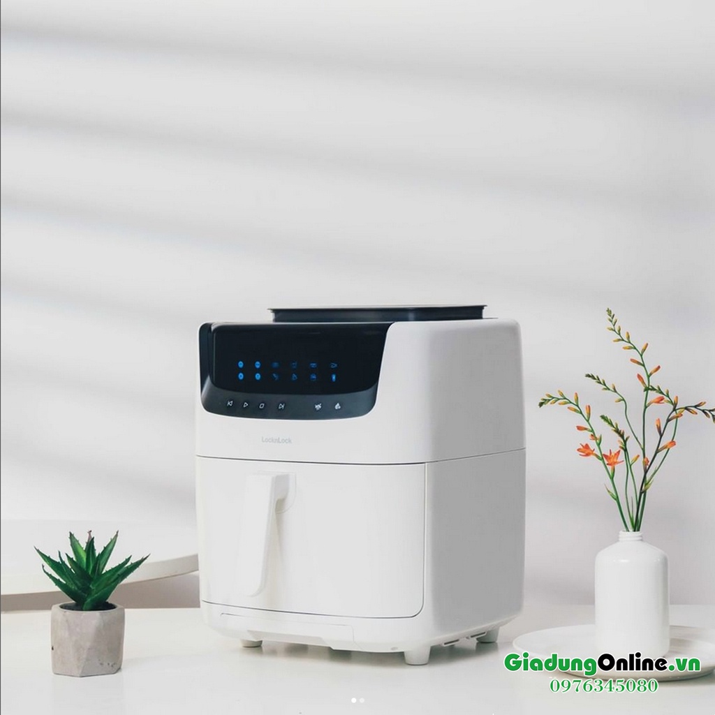 Nồi chiên không dầu kết hợp chức năng hấp Lock&amp;Lock Steam Air Fryer 7L EJF881