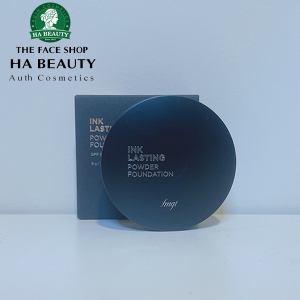 Phấn phủ nén trang điểm siêu mịn dưỡng da chống nắng The Face Shop fmgt Ink Lasting Powder Foundation 9g SPF30+PA+++