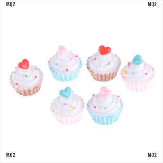 Set 2 mô hình bánh kem mini 1:12 xinh xắn dùng để trang trí ngôi nhà búp bê