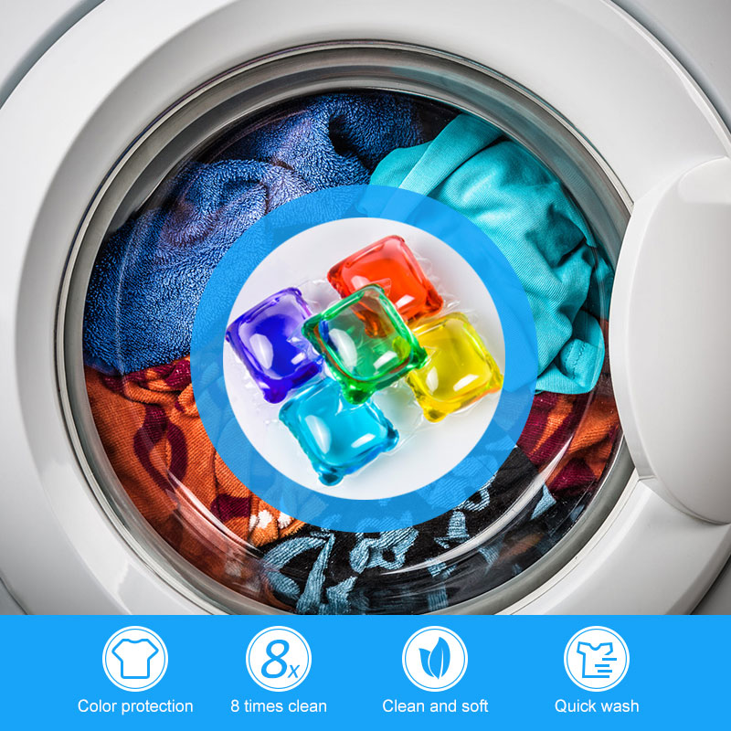 1 gói nước giặt quần áo nhiều màu sắc chất lượng cao