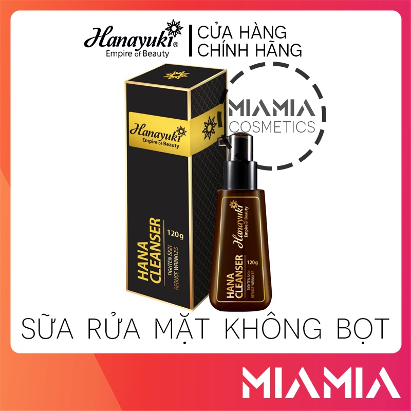 Sữa Rửa Mặt Hana Cleanser chính hãng Mỹ Phẩm Hanayuki - 8936205370332