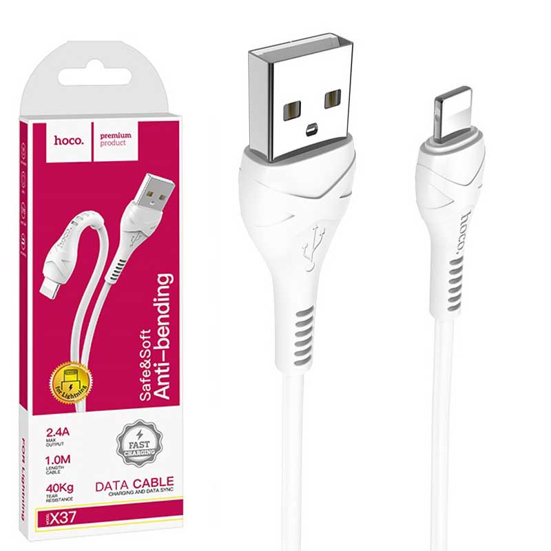 Cáp Sạc Nhanh Hoco X37 Cáp Dài 1M Đầu Type C/Micro USB/IP