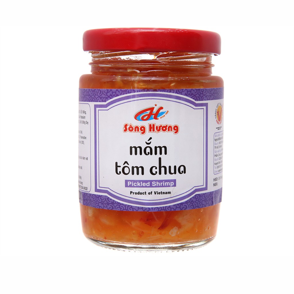 Mắm Tôm Chua Sông Hương Foods Hũ 220g - Ăn kèm cơm , bún , phở , thịt luộc , gỏi cuốn