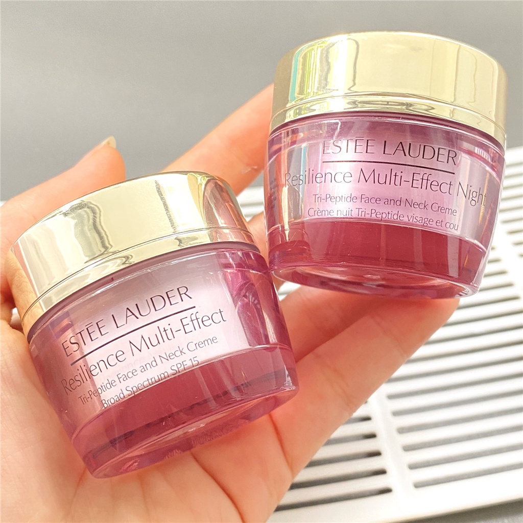 Estee Lauder Kem Chống Lão Hóa Nâng Cơ Ngày- Đêm Resilience Multi Effect Night Tri Peptide Face & Neck Creme 15ml