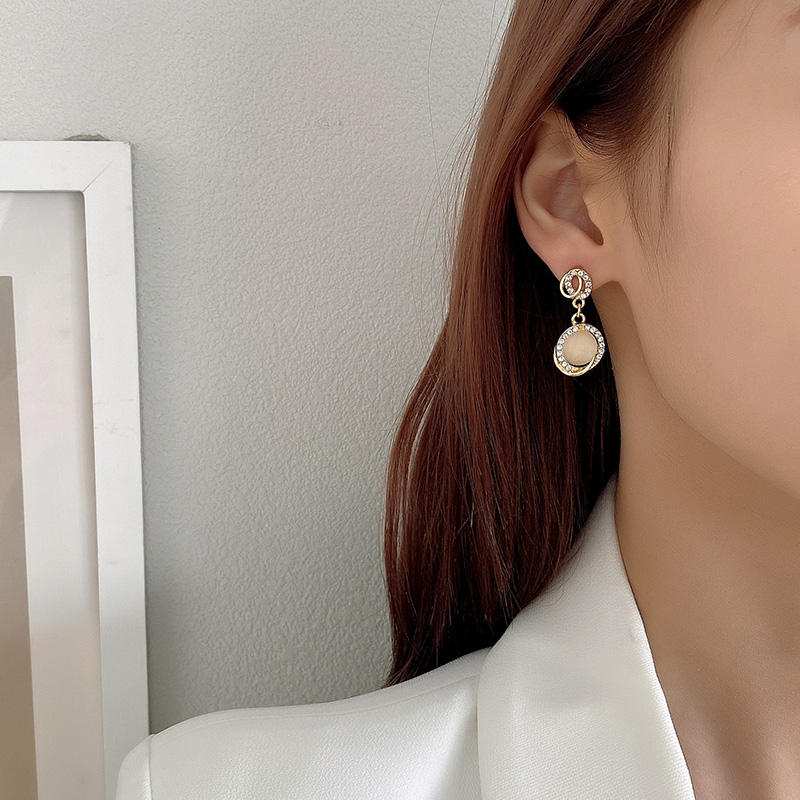 MOCHASHUBông tai mạ bạc 925 phong cách hàn quốc dành cho nữ