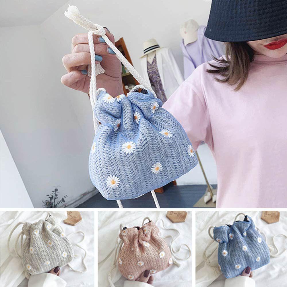 Túi Cói Dây Rút Đeo Chéo MIHAN1