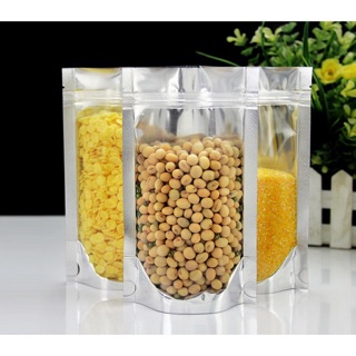 HN - Túi Zip 1 mặt trong 1 mặt bạc đủ size (túi zipper trà sữa, zip lock, takeway) * 1Kg