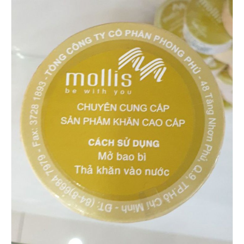 Bộ Khăn Sữa Mollis Bambo P637 ( 20 khăn)