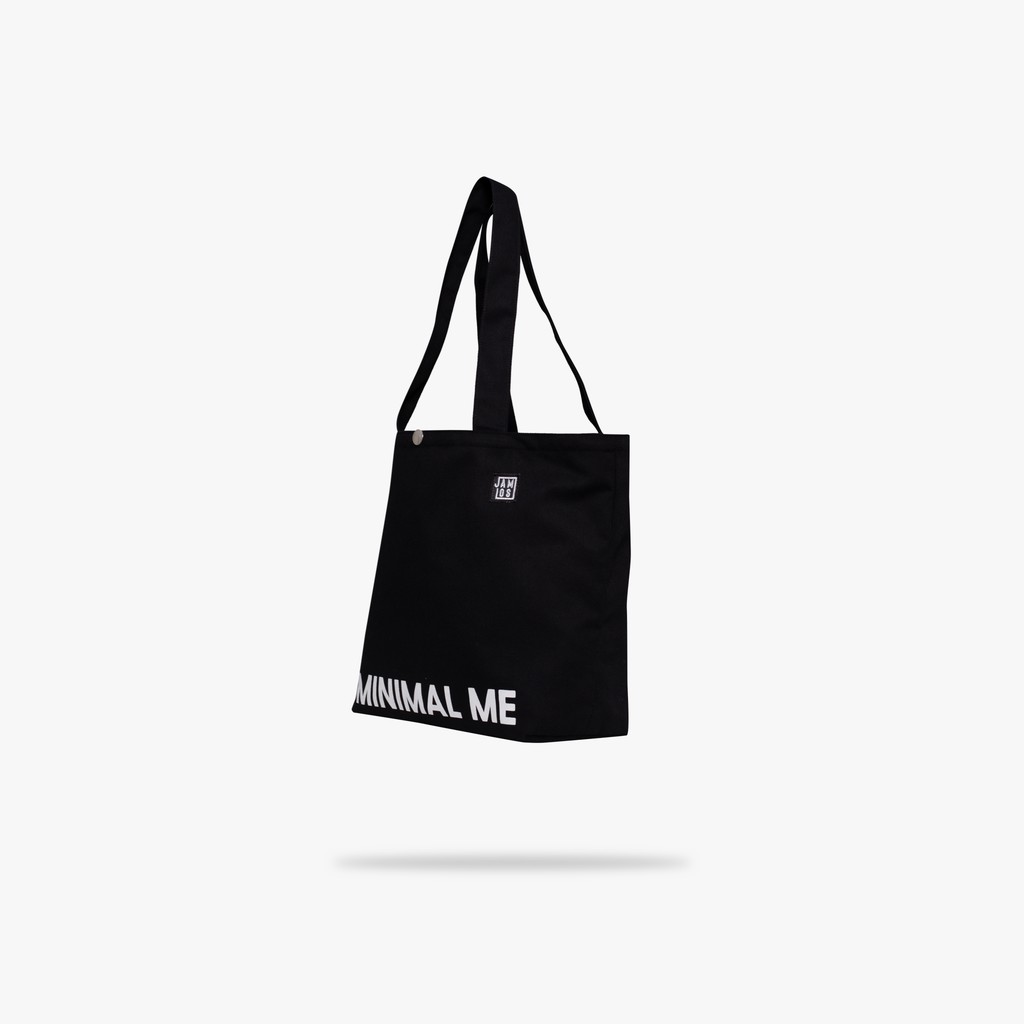 Jamlos Slogan Tote - Túi tote thời trang vải canvas in 2 mặt chữ Minimal Me Maximal You đi học đi chơi