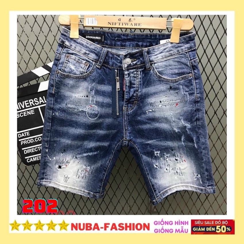 Quần short jean,chất vải bò cao cấp, màu xanh đẹp giá rẻ AT 202 | BigBuy360 - bigbuy360.vn