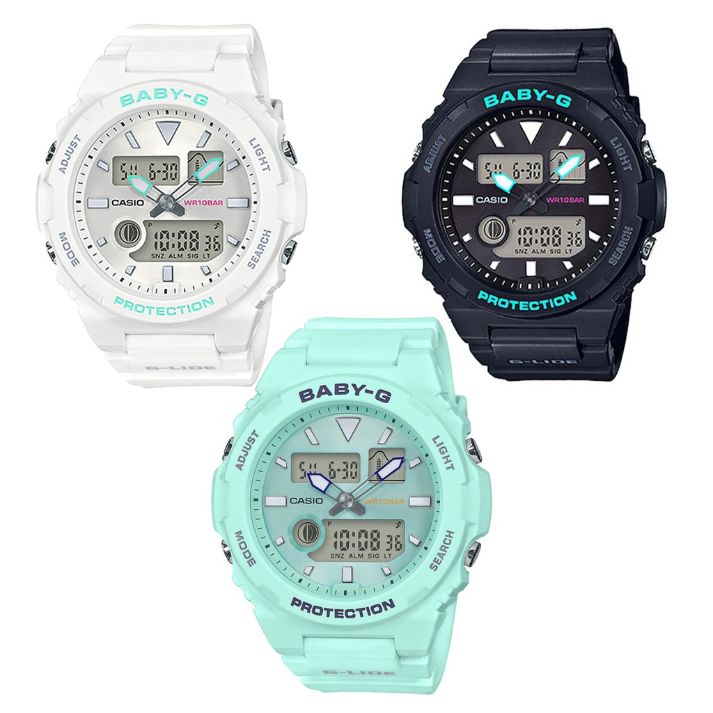 Đồng hồ Casio nữ Baby-G BAX-100 3 màu chính hãng bảo hành 5 năm