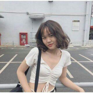 Áo croptop rút ngực