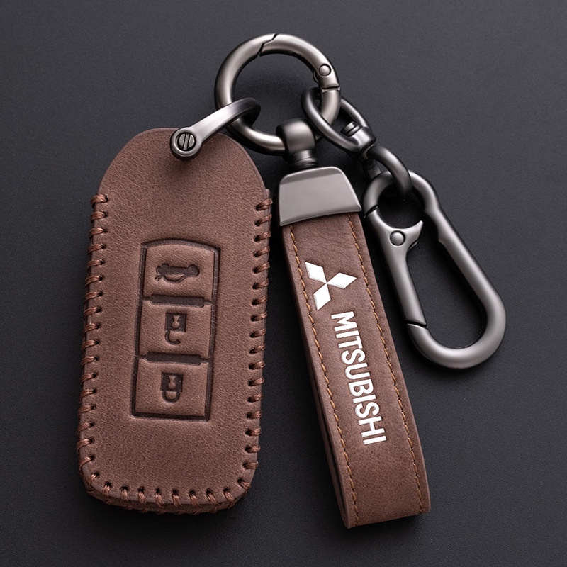 Bao Da Đựng Chìa Khóa Điều Khiển Từ Xa Cho Mitsubishi Pajero Outlander ASX Eclipse Cross Montero Xpander RVR