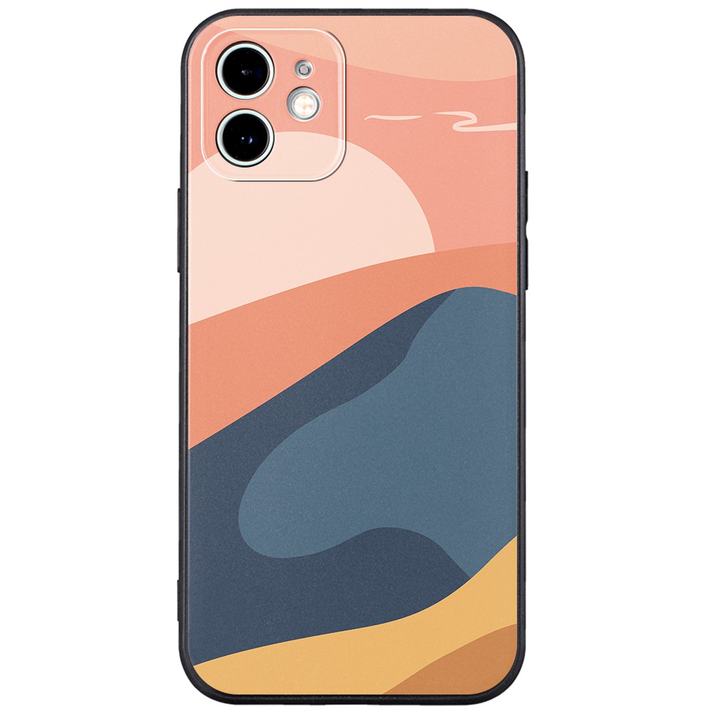 Silicone Soft Case For iPhone 12 11 Pro Max X XR XS Max 8 7 6S Plus Rainbow Shockproof Matte Casing XYK7C3+5