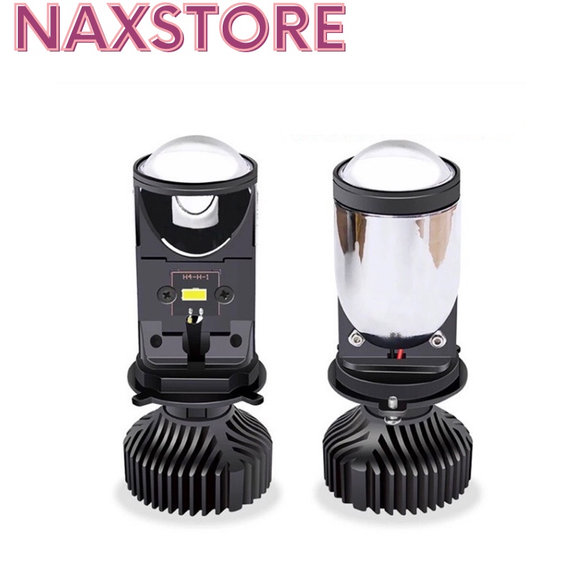 Đèn pha led bi cầu L6K đèn pha xe máy ô tô chân H4 siêu sáng chống chói cho người đi ngược chiều -DPL6KT