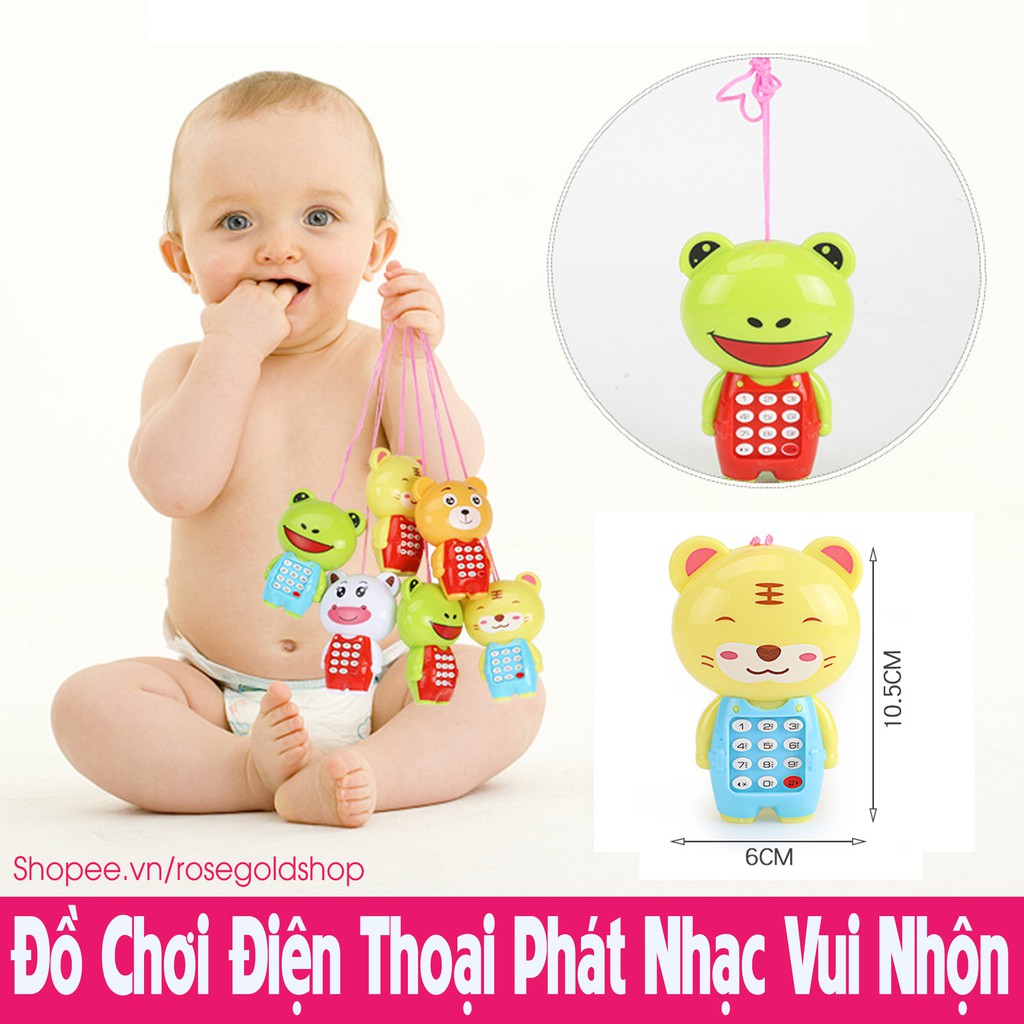 Đồ Chơi Điện Thoại Phát Nhạc Vui Nhộn Dành Cho Bé