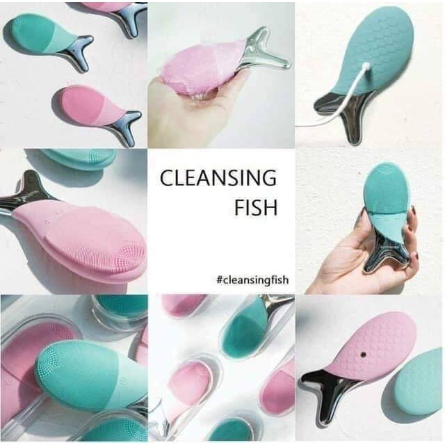 Máy rửa mặt con cá Wellderma Cleansing Fish