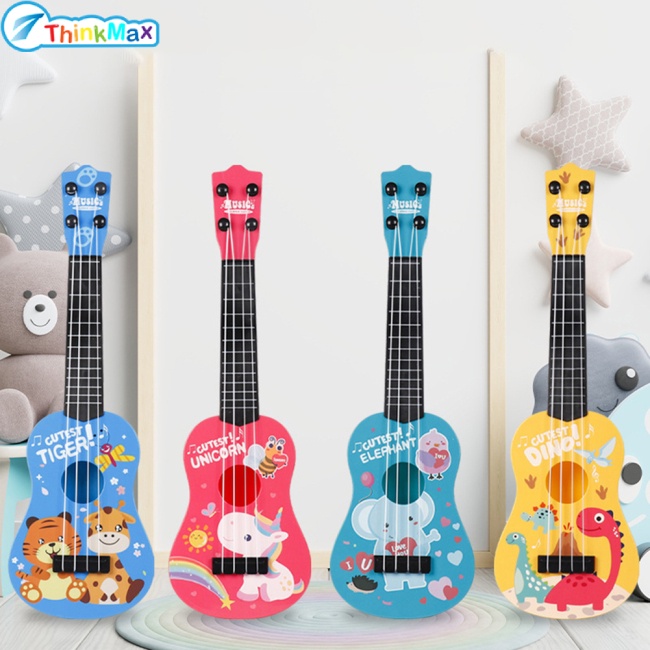 Thinkmax!!Đồ chơi đàn ukulele Thinkmax!!4 dây mini 16 inch độc đáo cho bé