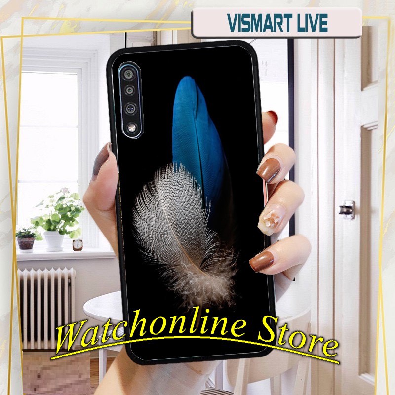 Ốp lưng Vsmart Live / Joy 3 / Active 3 / Joy 1+ / Bee 3 / Star / Joy 2+ họa tiết Lông vũ phủ bóng cao cấp