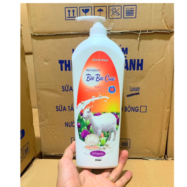 Sữa tắm dê bee bee care chính hãng công ty 1200ml