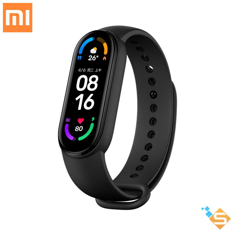 Vòng Đeo Tay Theo Dõi Sức Khỏe Xiaomi Mi Band 6 Bản Quốc Tế - DGW Phân Phối - Bảo Hành 1 Năm