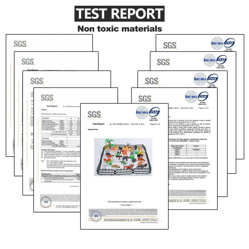 Set 54 món đồ chơi mô hình động vật hoang dã bằng nhựa sống động dành cho bé