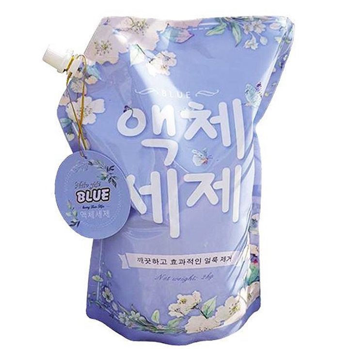 NƯỚC GIẶT ĐẬM ĐẶC BLUE HƯƠNG THẢO MỘC TÚI 2KG
